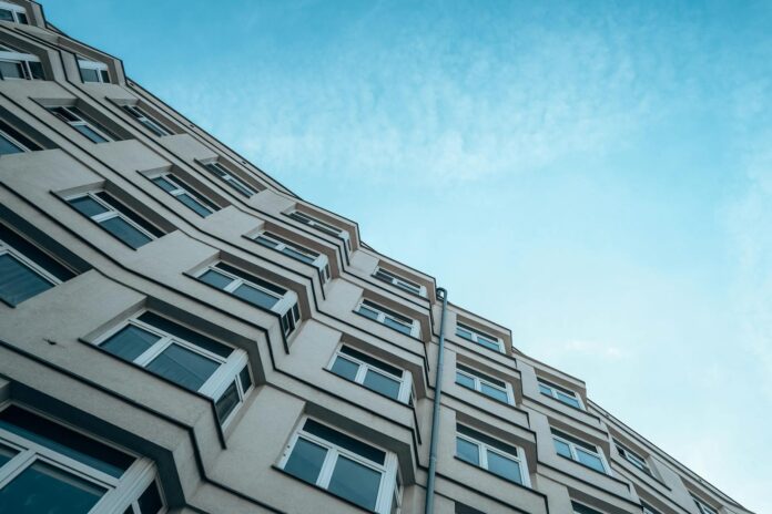 A Low Angle Shot of a Building